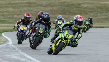 Ryder Davis And Joshua Raymond Lead The Way In Mini Cup By Motul At Pitt Race