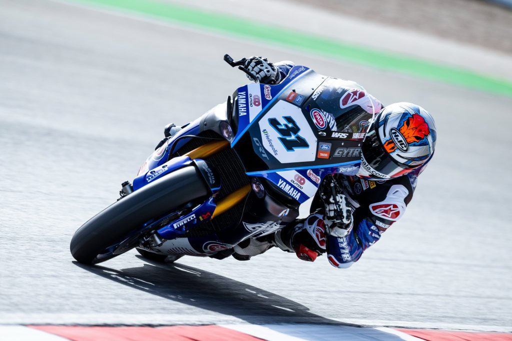 Read more about the article Gerloff Third, Gagne 19th On Day One In Portuguese World Superbike Round