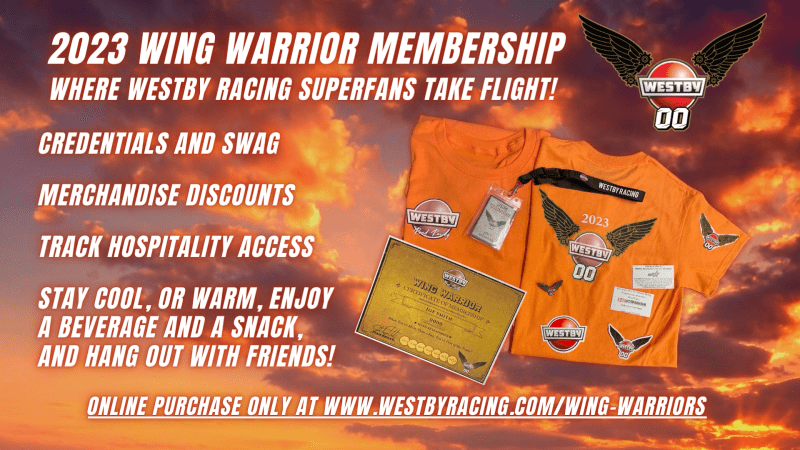 Westby Racing Announces 2023 Wing Warriors Fan Membership Program ...