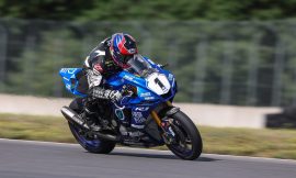 Gagne Quickest In Tightly Knit Superbike Q1 At Brainerd International Raceway