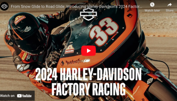 Video: Harley-Davidson Introduces Its 2024 Factory Racing Team