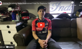 Video: Richie Escalante Talks About Earning Provisional Pole For The Daytona 200