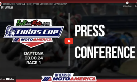 Video: BellissiMoto Twins Cup Race One Press Conference From Daytona