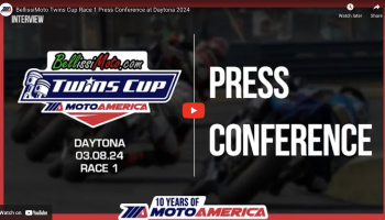 Video: BellissiMoto Twins Cup Race One Press Conference From Daytona