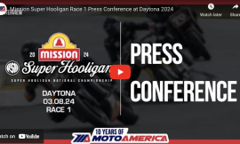 Video: Mission Super Hooligan National Championship Press Conference From Daytona