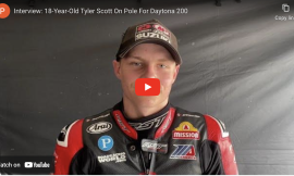 Video: 18-Year-Old Tyler Scott Ready To Start The Daytona 200 From Pole Position