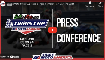 Video: BellissiMoto Twins Cup Race Two Press Conference From Daytona