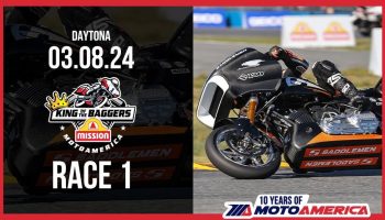 Full-Race Video: Mission King Of The Baggers Race One From Daytona International Speedway