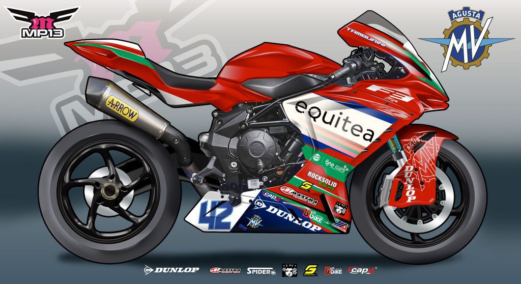 Read more about the article Equitea MV Agusta By MP13 Racing Will Campaign F3 800 RR In Supersport With Roberto Tamburini And Aiden Sneed