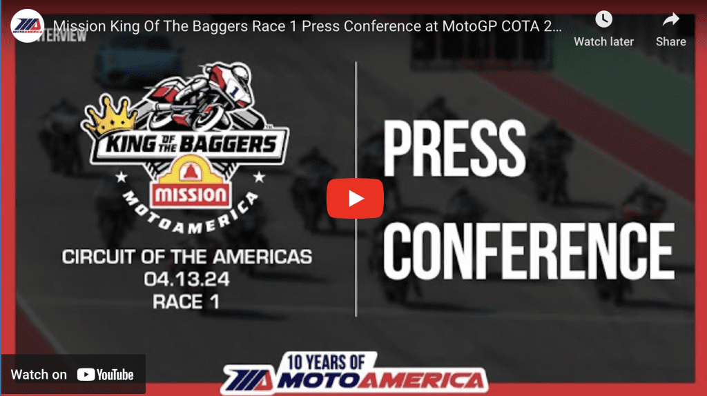 Read more about the article Video: Mission King Of The Baggers Race One Press Conference