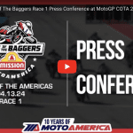 Video: Mission King Of The Baggers Race One Press Conference