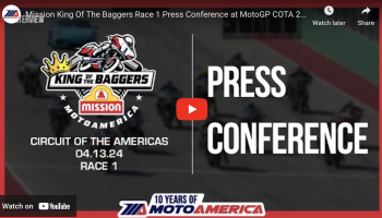 Video: Mission King Of The Baggers Race One Press Conference