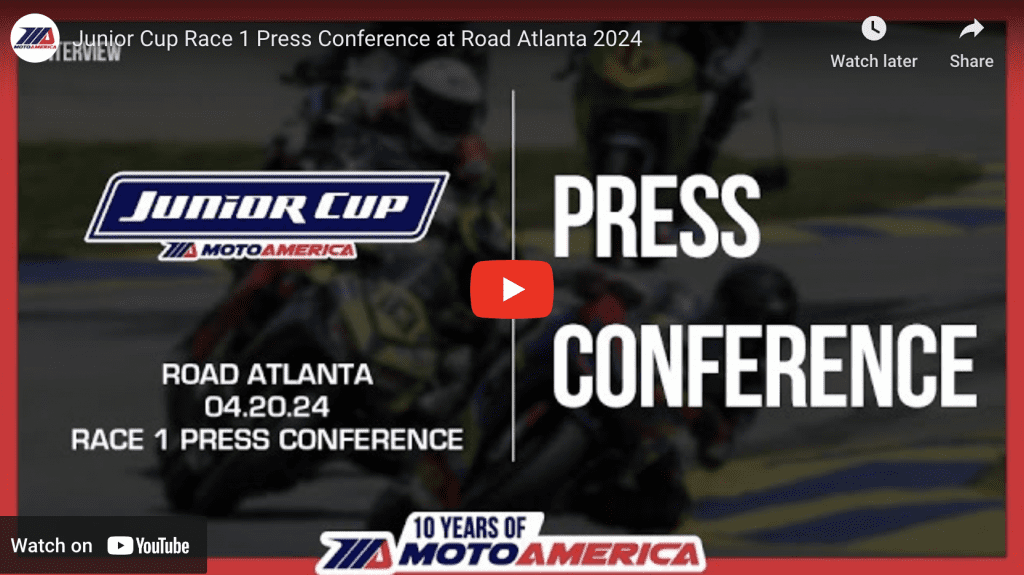 Read more about the article Junior Cup Race One Press Conference From Road Atlanta