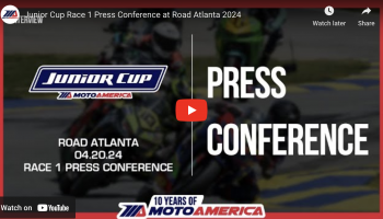 Junior Cup Race One Press Conference From Road Atlanta