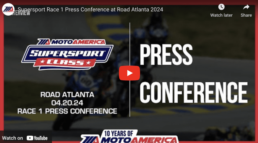 Read more about the article Video: Supersport Race One Press Conference From Road Atlanta