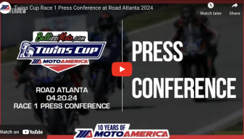 Video: Twins Cup Race One Press Conference From Road Atlanta