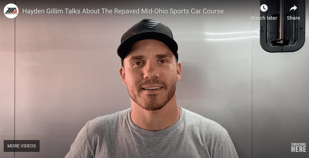 Read more about the article Video: Hayden Gillim Talks About Riding The Repaved Mid-Ohio Sports Car Course
