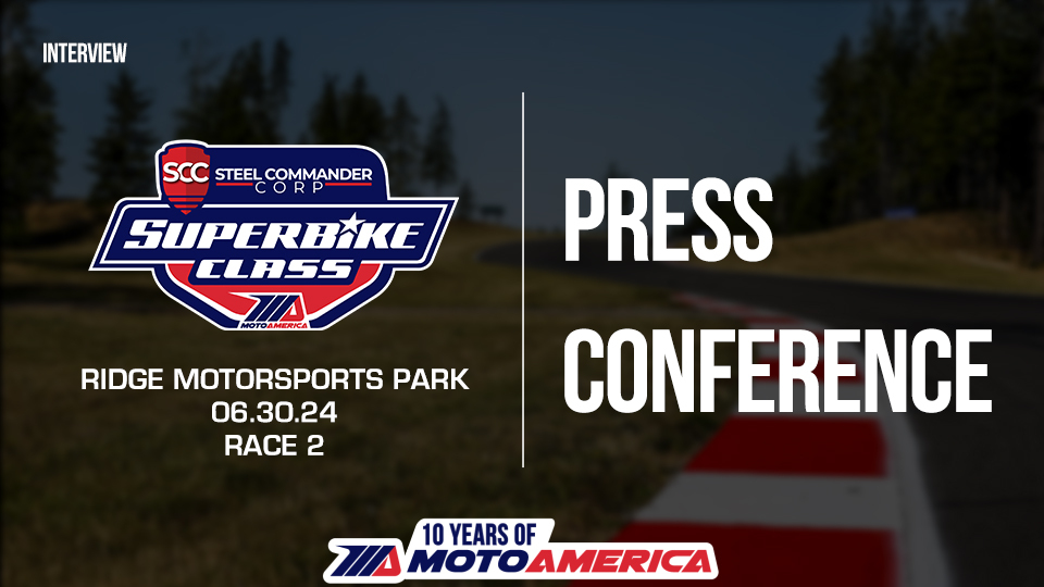 Read more about the article Video: Steel Commander Superbike Race Two Press Conference From Ridge Motorsports Park