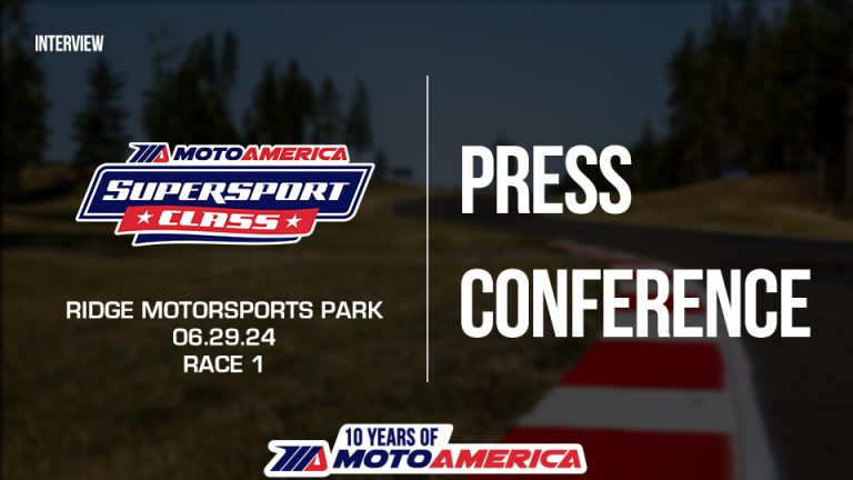 Read more about the article Video: Supersport Race One Press Conference From Ridge Motorsports Park