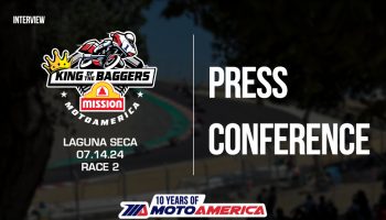 Video: Mission King Of The Baggers Race Two Press Conference From WeatherTech Raceway Laguna Seca