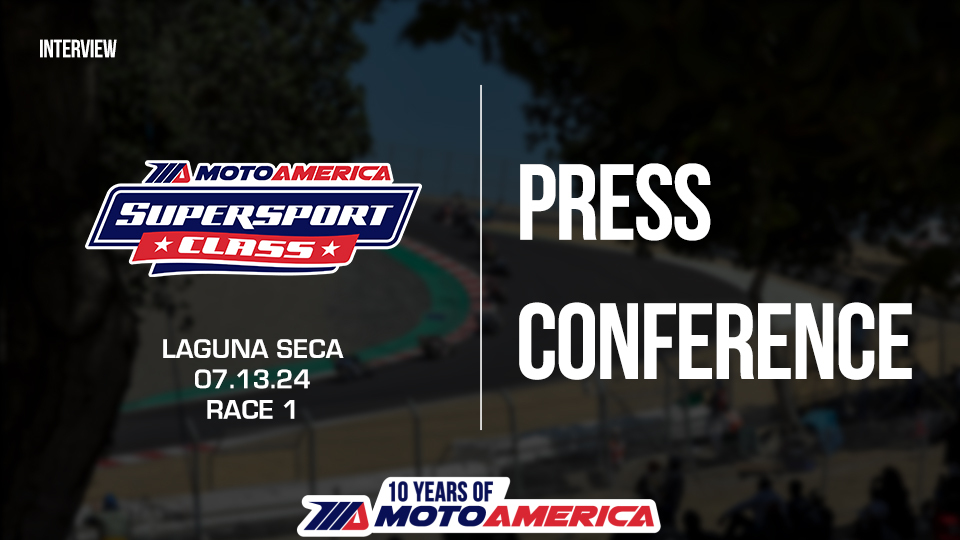 Read more about the article Video: Supersport Race One Press Conference From WeatherTech Raceway Laguna Seca