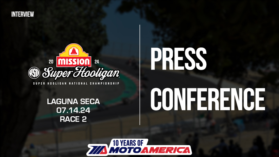 Read more about the article Video: Mission Super Hooligan National Championship Race Two Press Conference From WeatherTech Raceway Laguna Seca