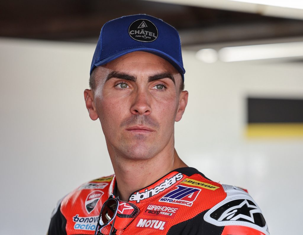 Read more about the article Loris Baz Wasting Little Time In Getting To Know Mid-Ohio Sports Car Course