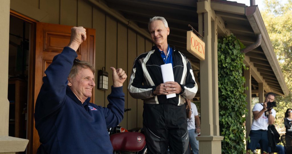 Read more about the article Wayne Rainey Says Thanks After Record-Setting “Rainey’s Ride To The Races” At Laguna Seca