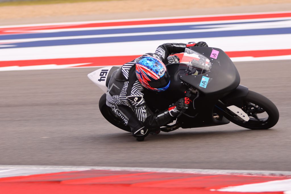 Read more about the article Talent Cup Testing Take Two: Kyle Ohnsorg Rips Some Fast Laps Around COTA On The Krämer APX-350 MA