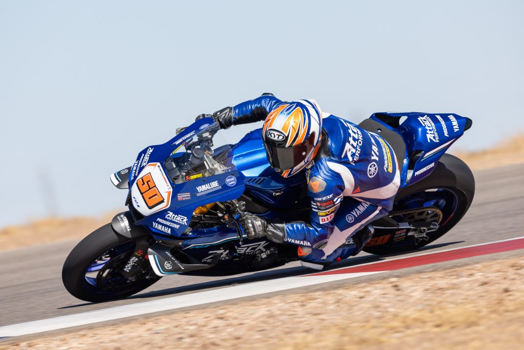 Read more about the article Podium Club Test: Fong Leads Yamaha One-Two On Day One In Arizona 