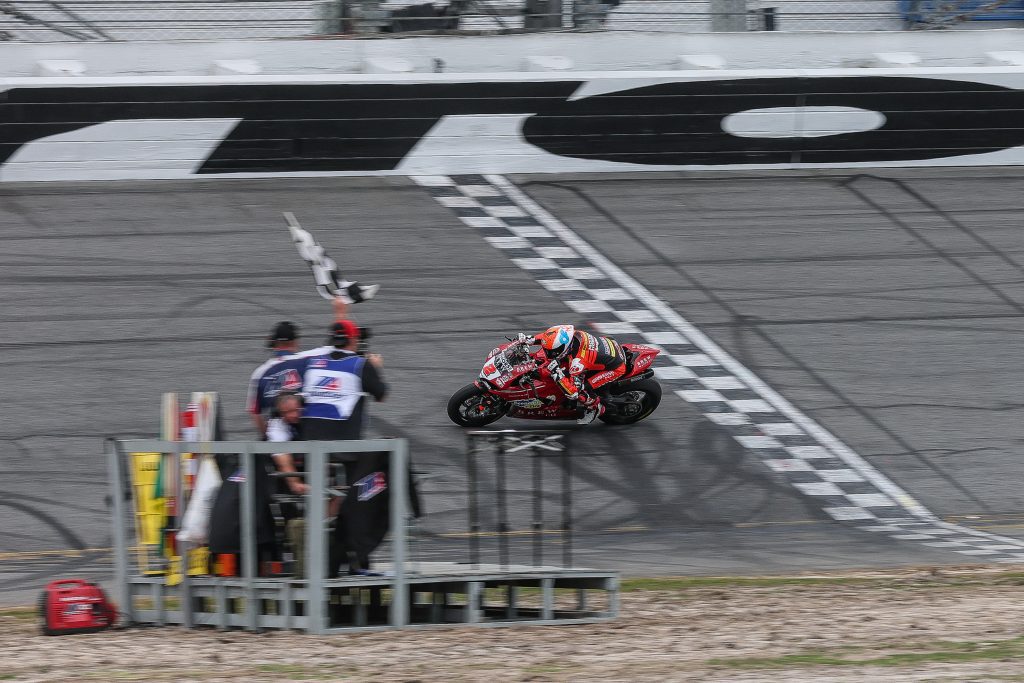 Read more about the article History Made: Herrin Wins Third Straight Daytona 200 And Fourth Overall