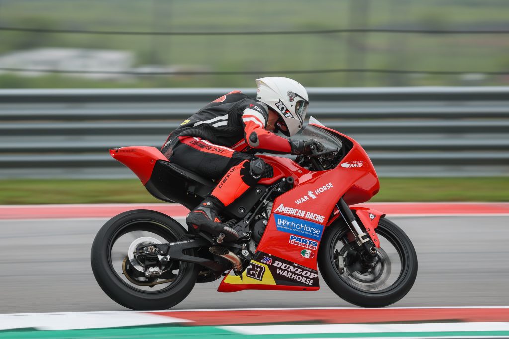 Read more about the article Di Mario Takes Pole Position For Debut Of MotoAmerica’s Parts Unlimited Talent Cup By Motul At COTA