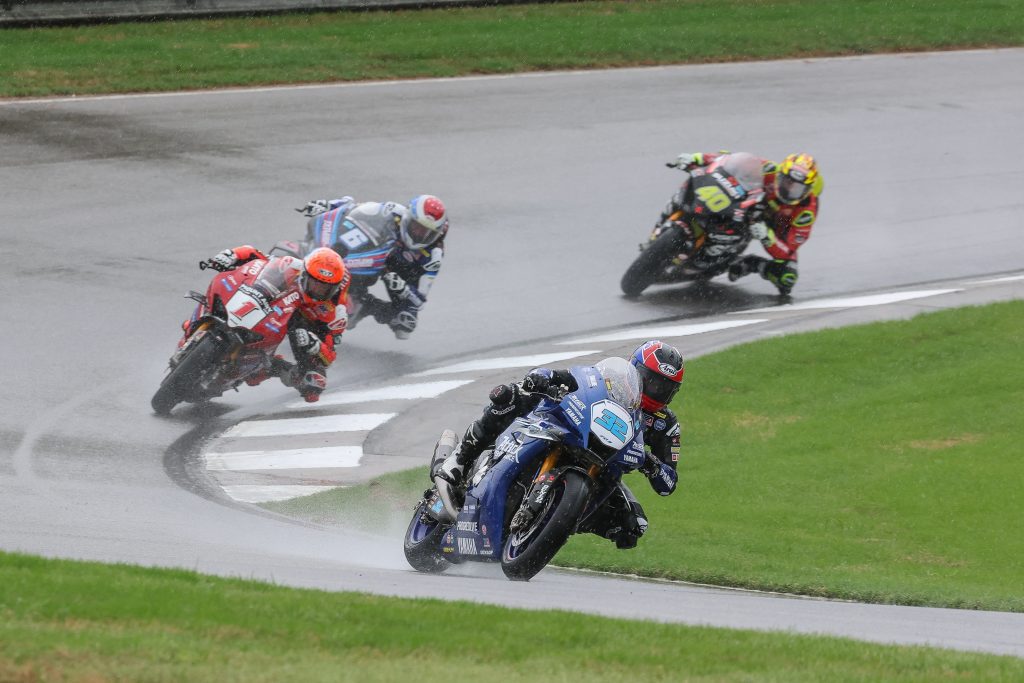 Read more about the article Gagne Back On Top In Barber Motorsports Park Superbike Race Two
