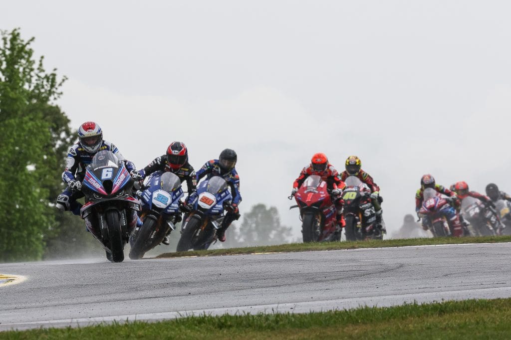 Read more about the article Beaubier Masters The Rain In Superbike Action From Road Atlanta