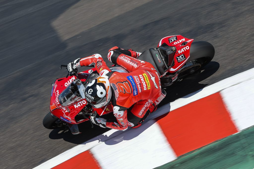 Read more about the article Herrin Crashes, Still Nabs Provisional Pole In Friday Superbike Action At Laguna Seca