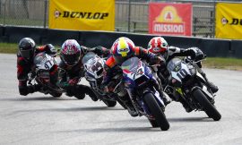 Dramatic Action And Wicked Weather Highlight Saturday At The MotoAmerica Mission Mini Cup National Final