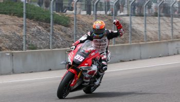 Double Vision In Quad Lock Superbike Race Two At Laguna Seca