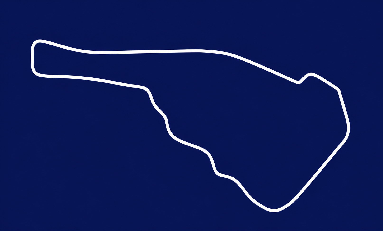 MotoAmerica Superbikes at Road Atlanta track outline